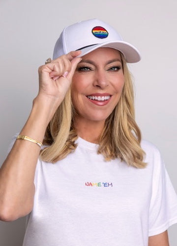 Name'em White Trucker Hat