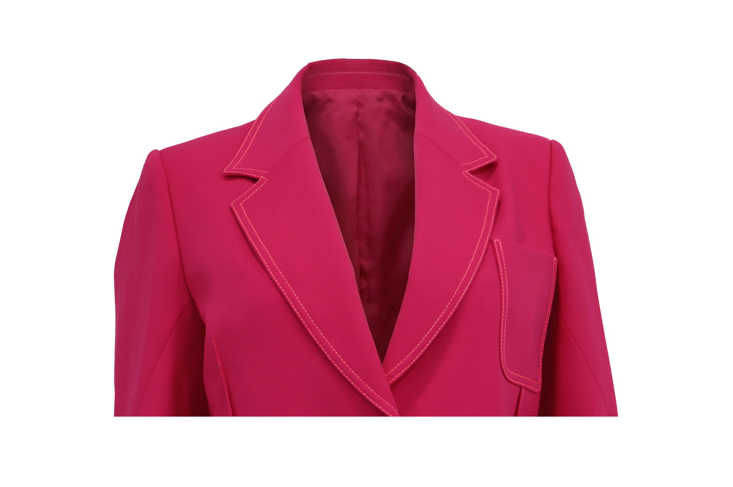 The Fuchsia Power Blazer Dress — 'The Reveal'