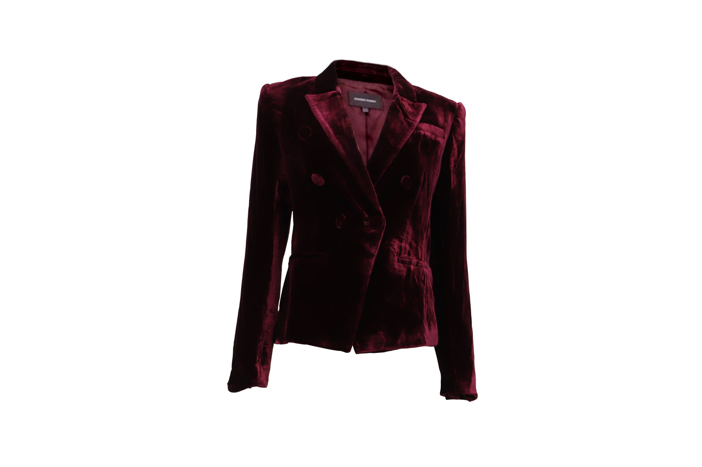 The Burgundy Velvet Power Suit