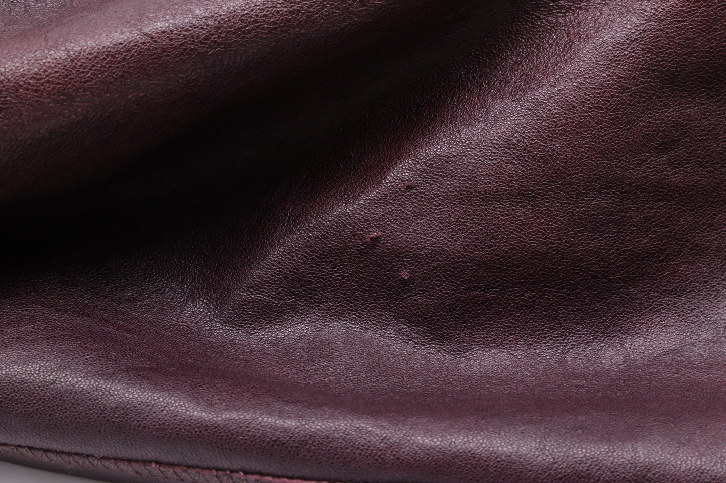 The Oxblood Leather Skirt — 'The Power Lunch'