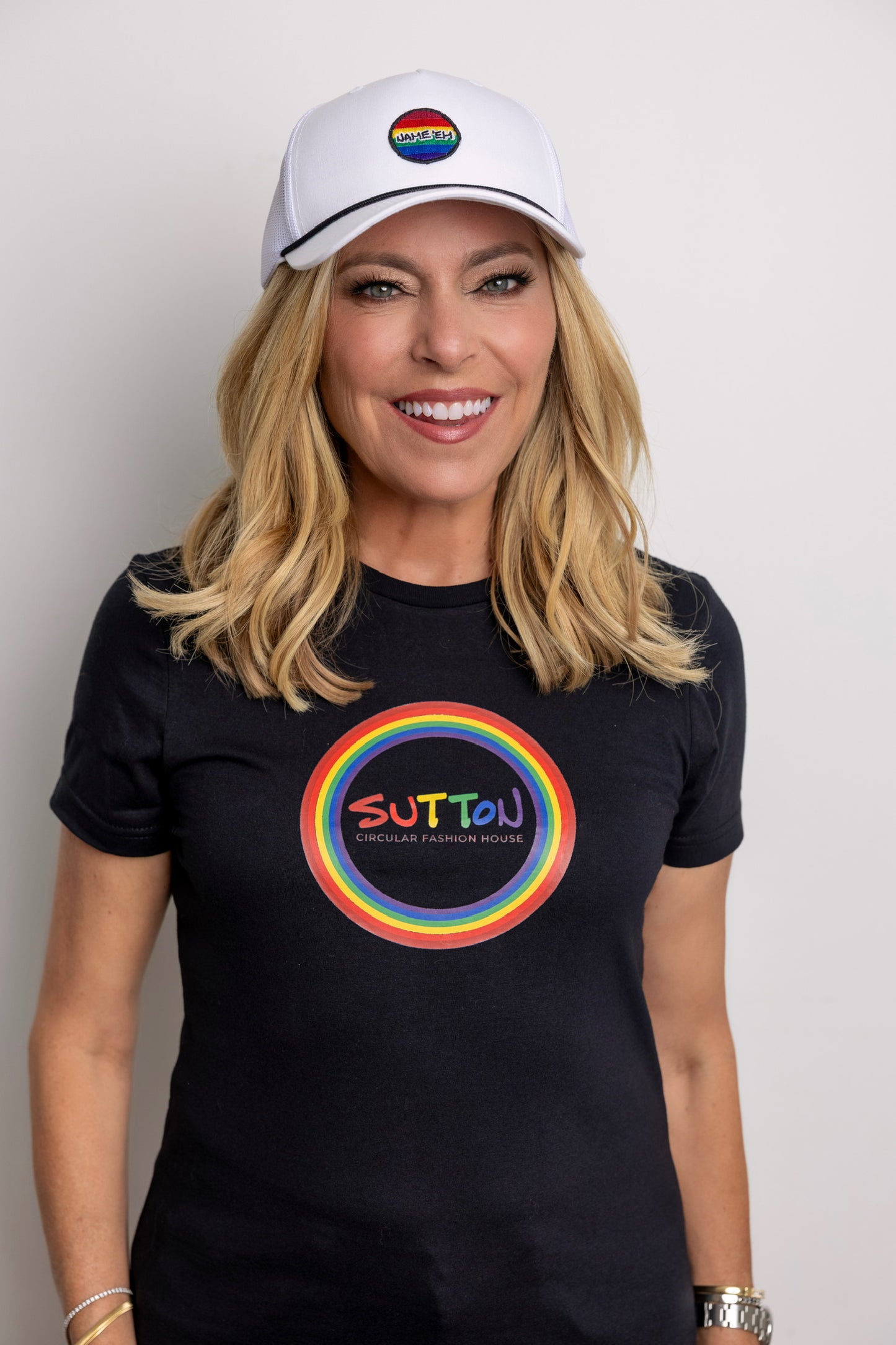 Name'em White Trucker Hat