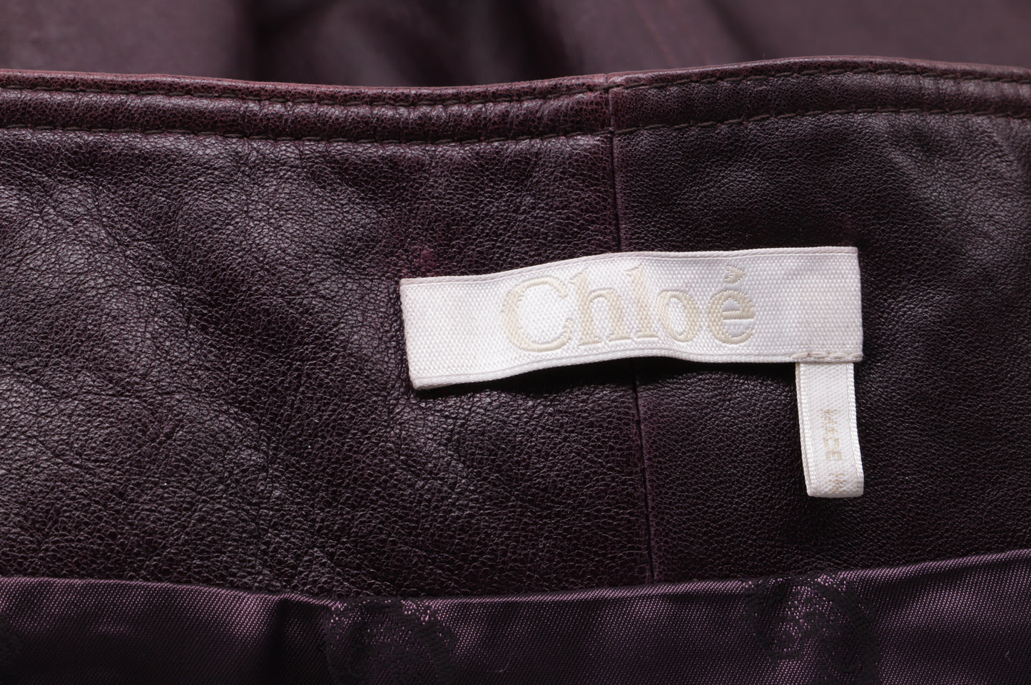The Oxblood Leather Skirt — 'The Power Lunch'