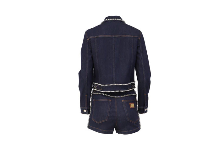 Dolce & Gabbana Crystal Denim Set — 'The Spotlight'