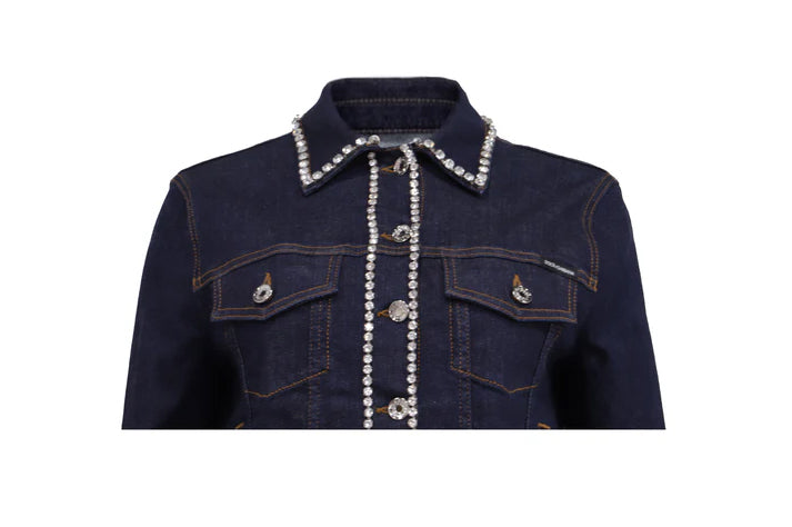 Dolce & Gabbana Crystal Denim Jacket — 'The Spotlight'