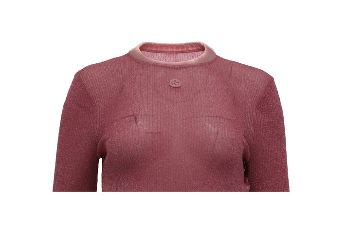 Gucci Pink Lurex Sweater — 'The Sutton Pink'