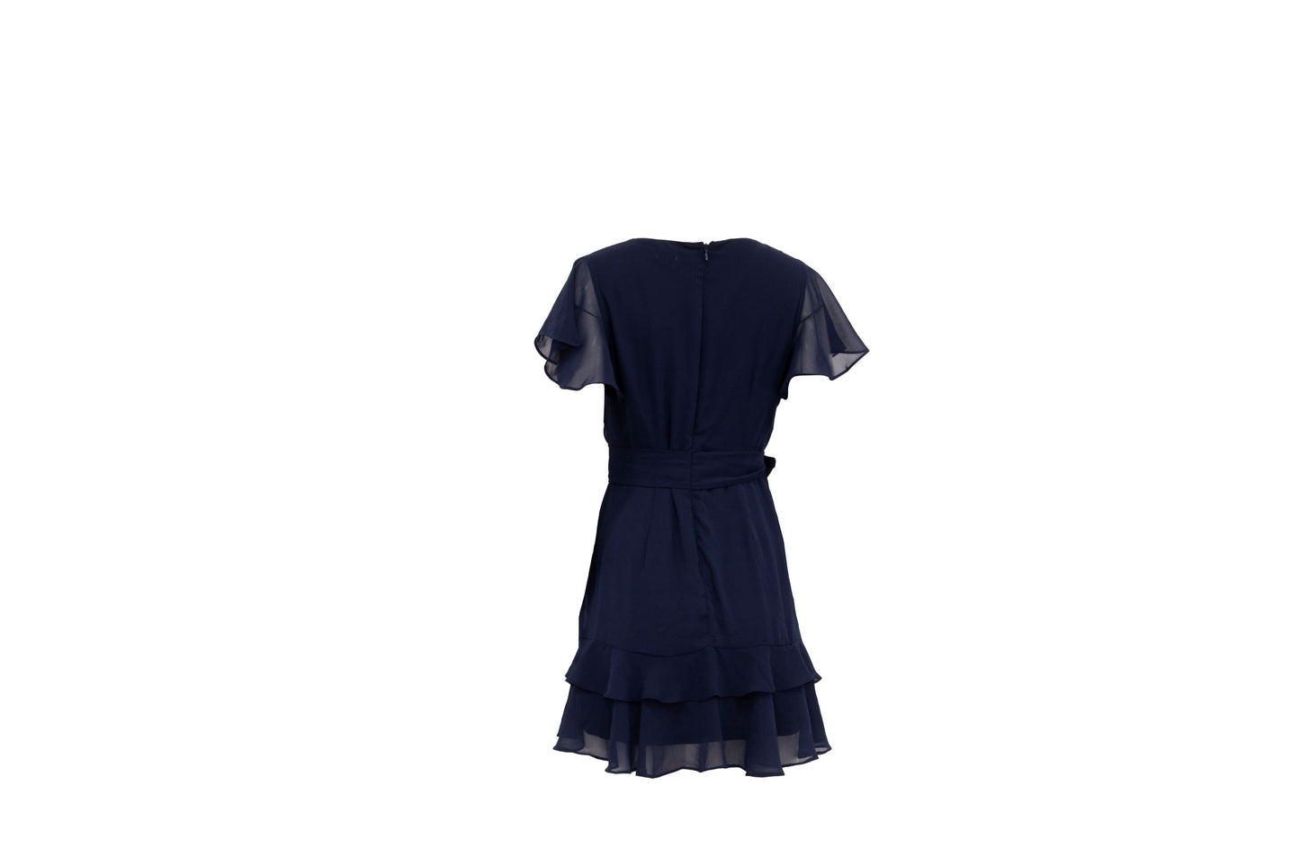 The Navy Flutter Wrap Mini — 'The Date Night'
