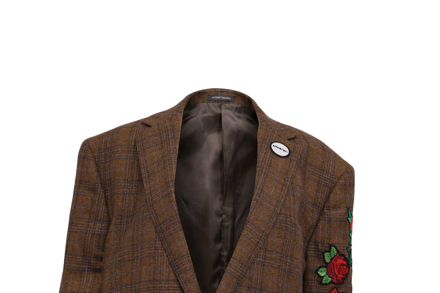 NBJ The Hotline — '8675 309' Plaid Rose Blazer