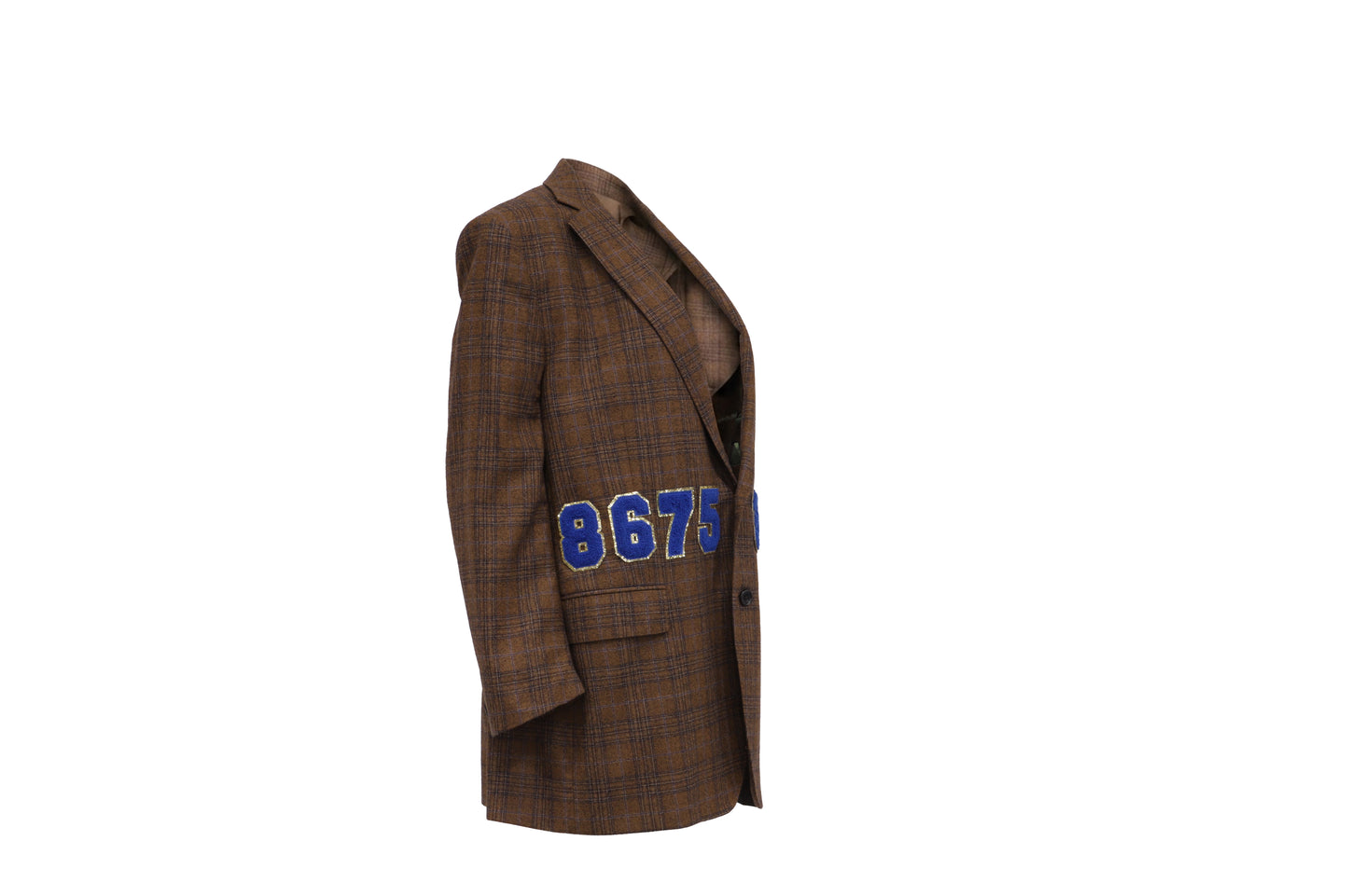 NBJ The Hotline — '8675 309' Plaid Rose Blazer