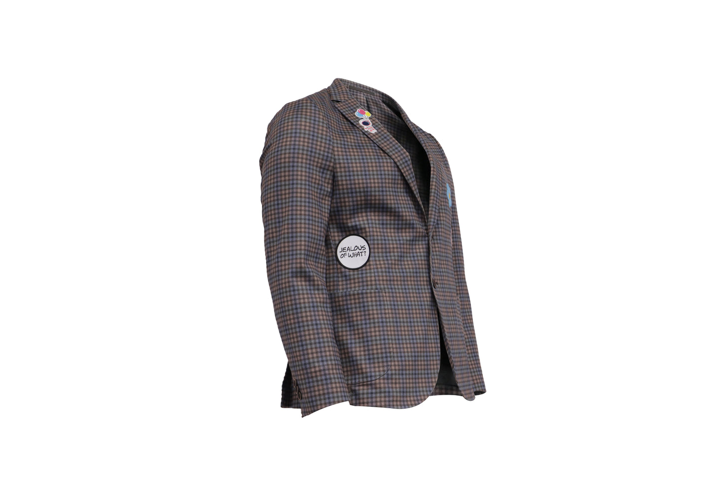 NBJ The Garden — Wildflower Mini-Check Blazer
