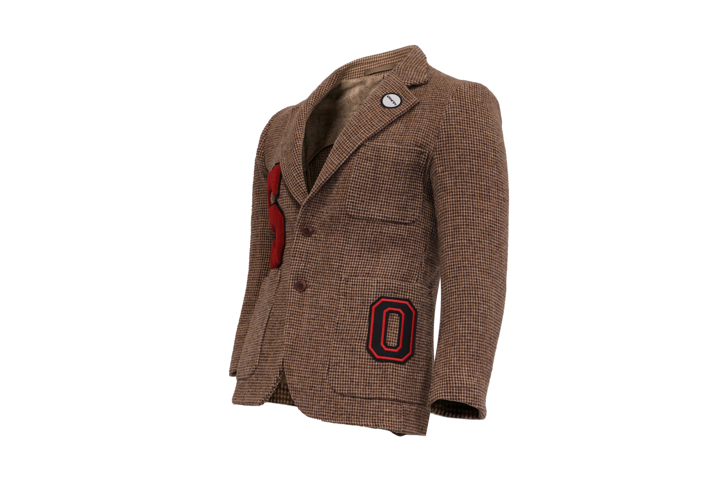 NBJ The Letterman — Houndstooth 'S' Varsity Blazer