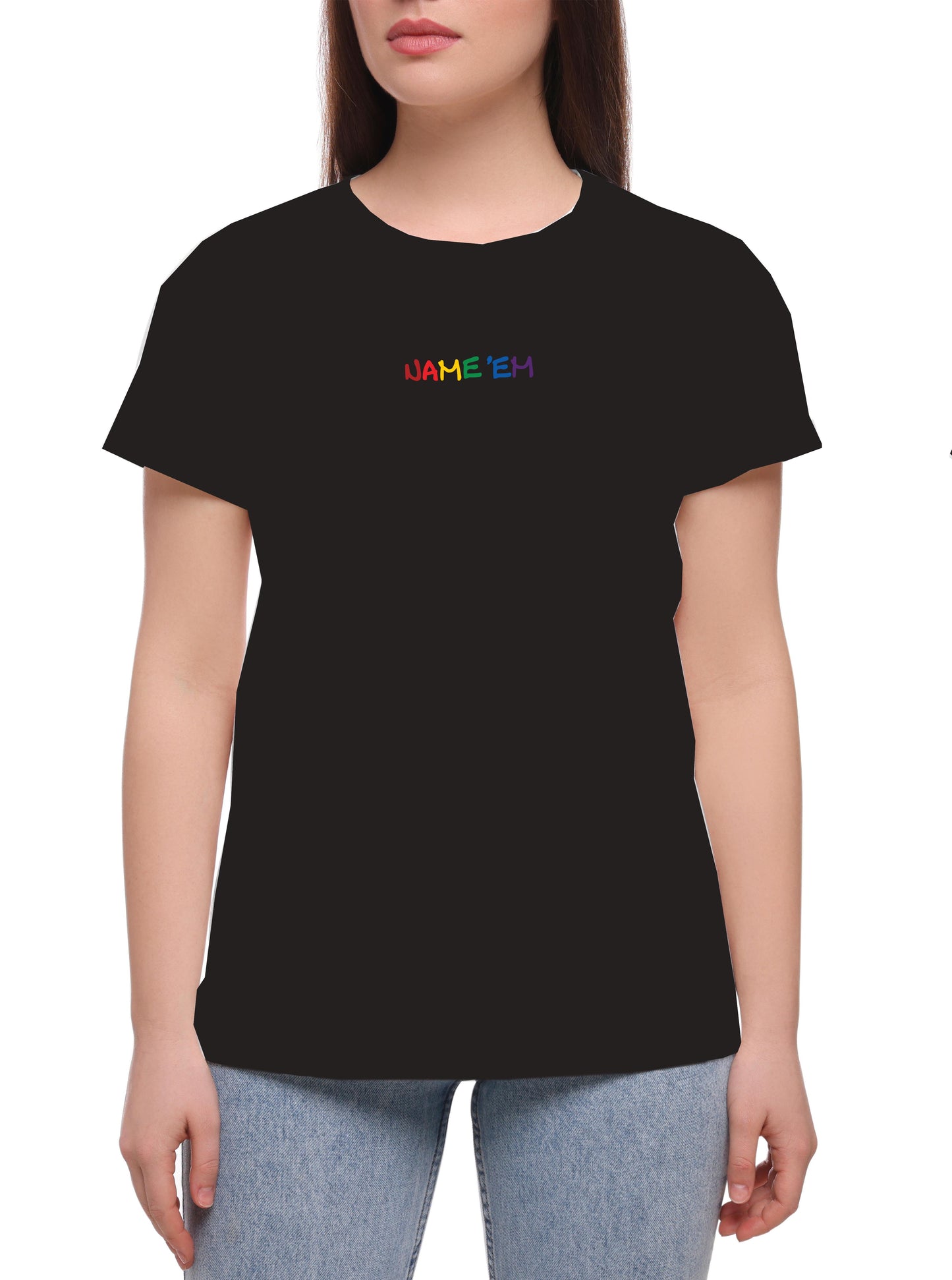 Name'em Pride Front Logo White T-Shirt