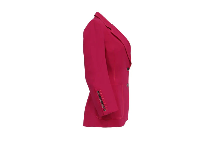 The Fuchsia Power Blazer Dress — 'The Reveal'