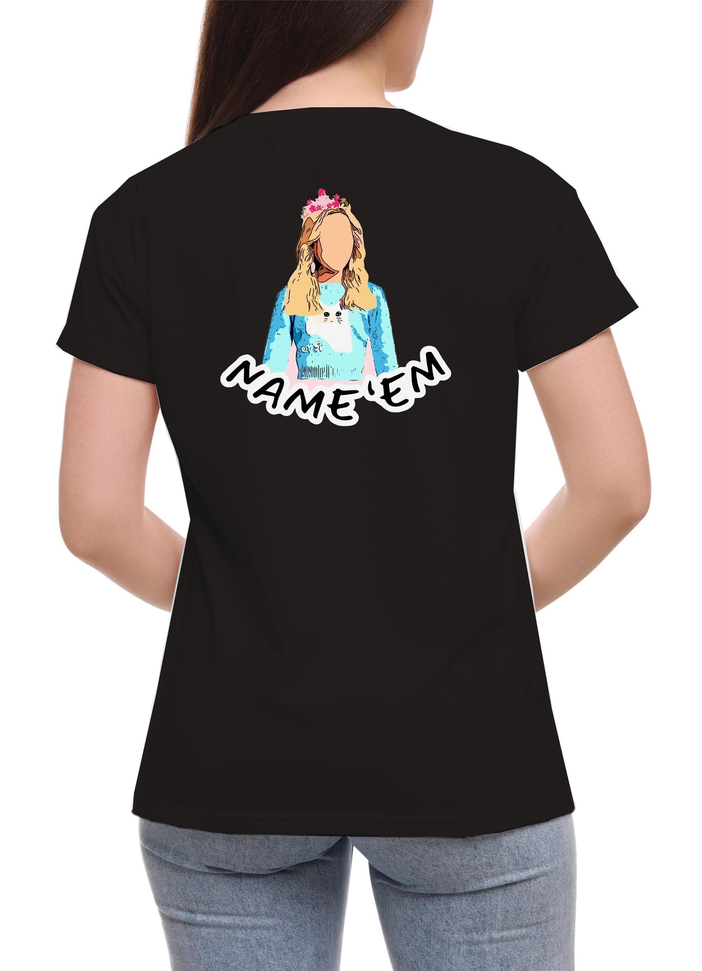 Pride Name'em White T-Shirt Sillouette