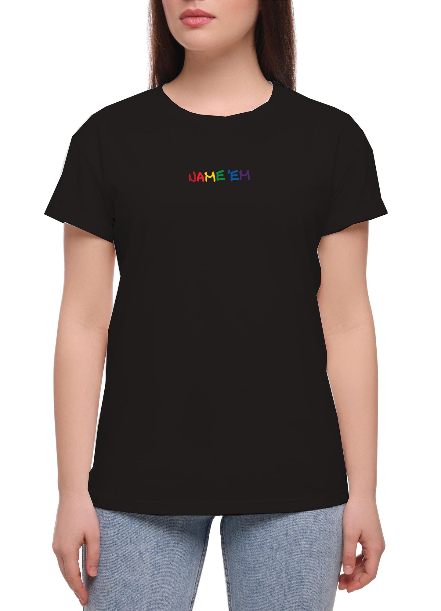 Pride Name'em White T-Shirt Sillouette