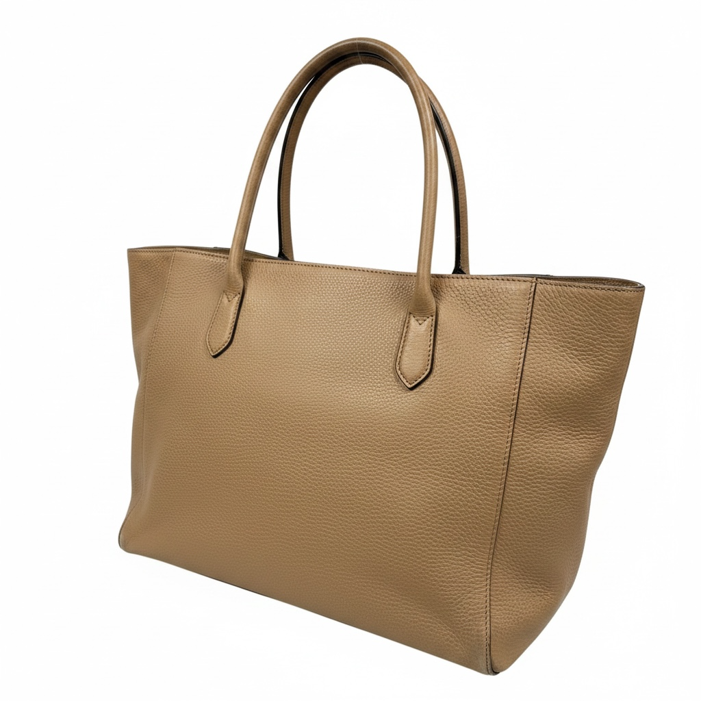 Gucci Tan Leather Tote Handbag