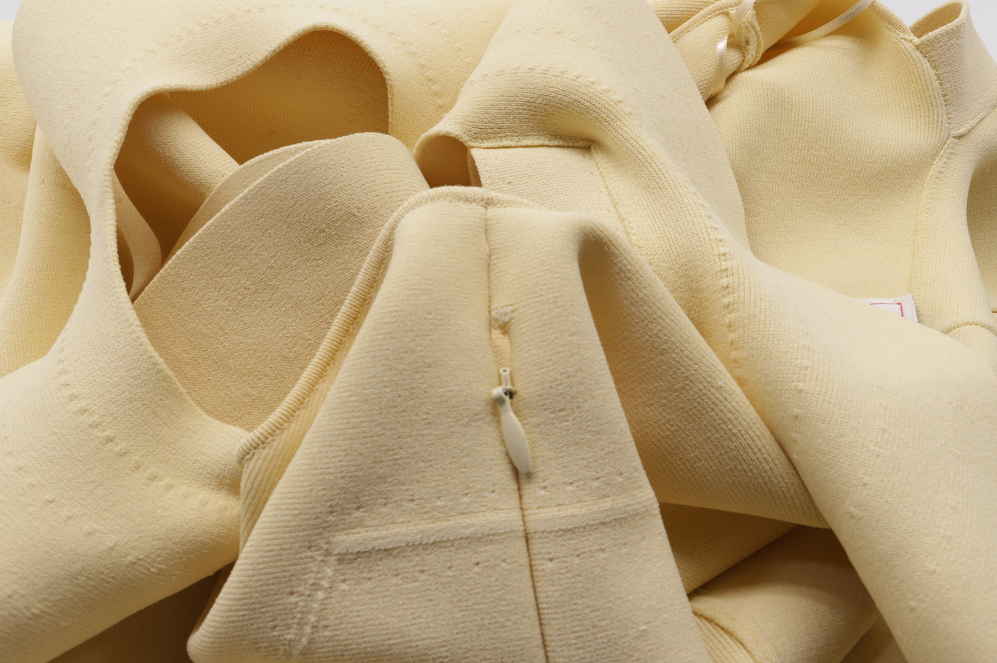 The Cream Architectural Ruffle Dress