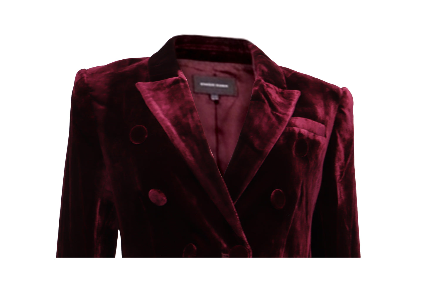 The Burgundy Velvet Power Suit