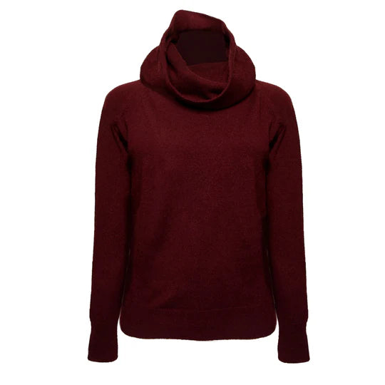 Bon Bon Burgundy Turtleneck Sweater