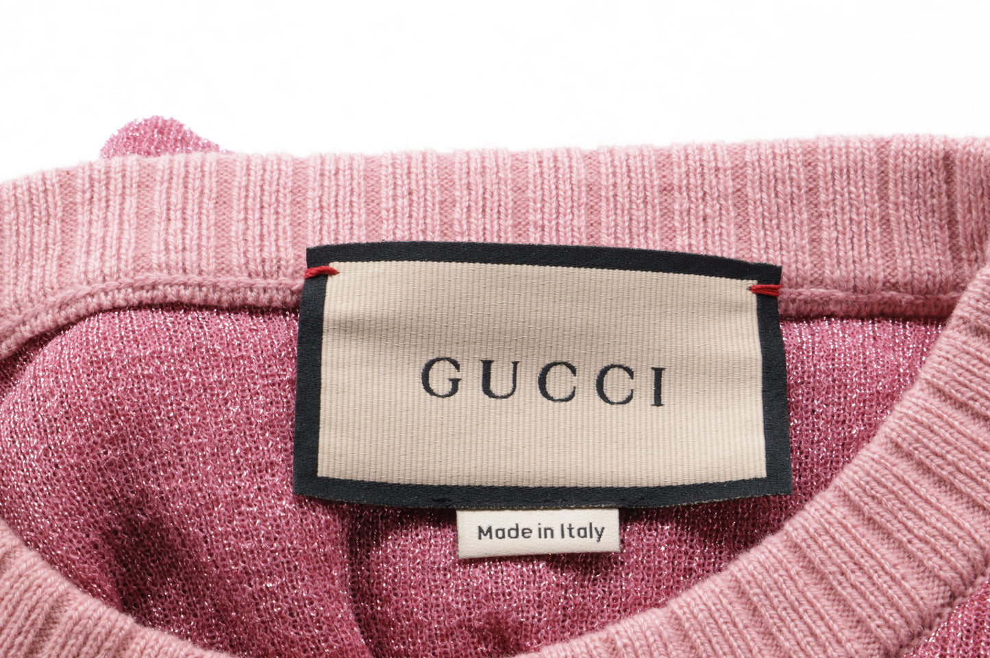 Gucci Pink Lurex Sweater — 'The Sutton Pink'