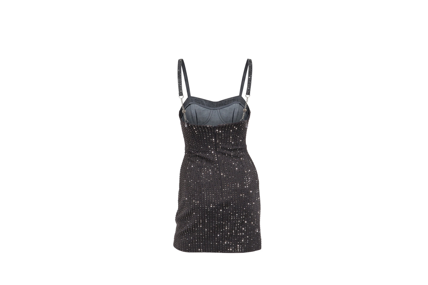 The Charcoal Crystal Dress — 'The After Party'