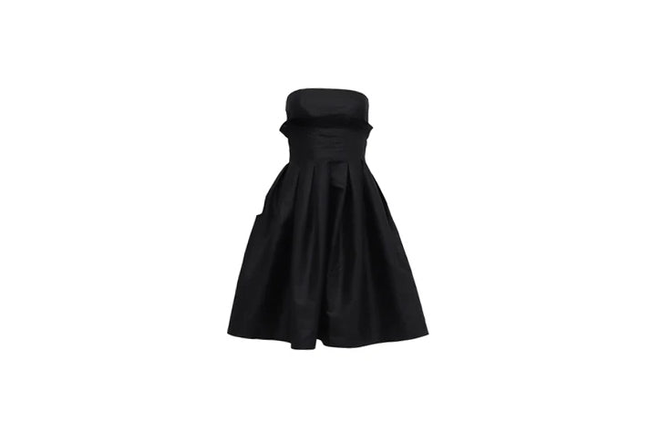 Fendi Black Taffeta Cocktail Dress — 'The Italian Affair'