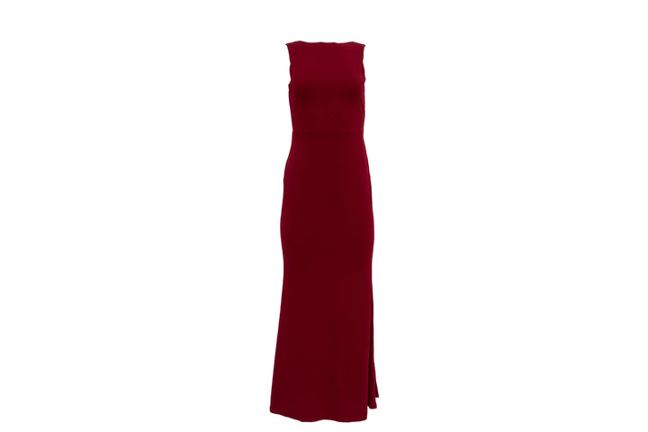 The Burgundy Column Gown — 'The Gala'