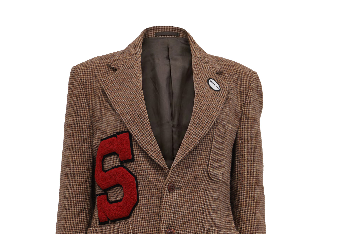 NBJ The Letterman — Houndstooth 'S' Varsity Blazer