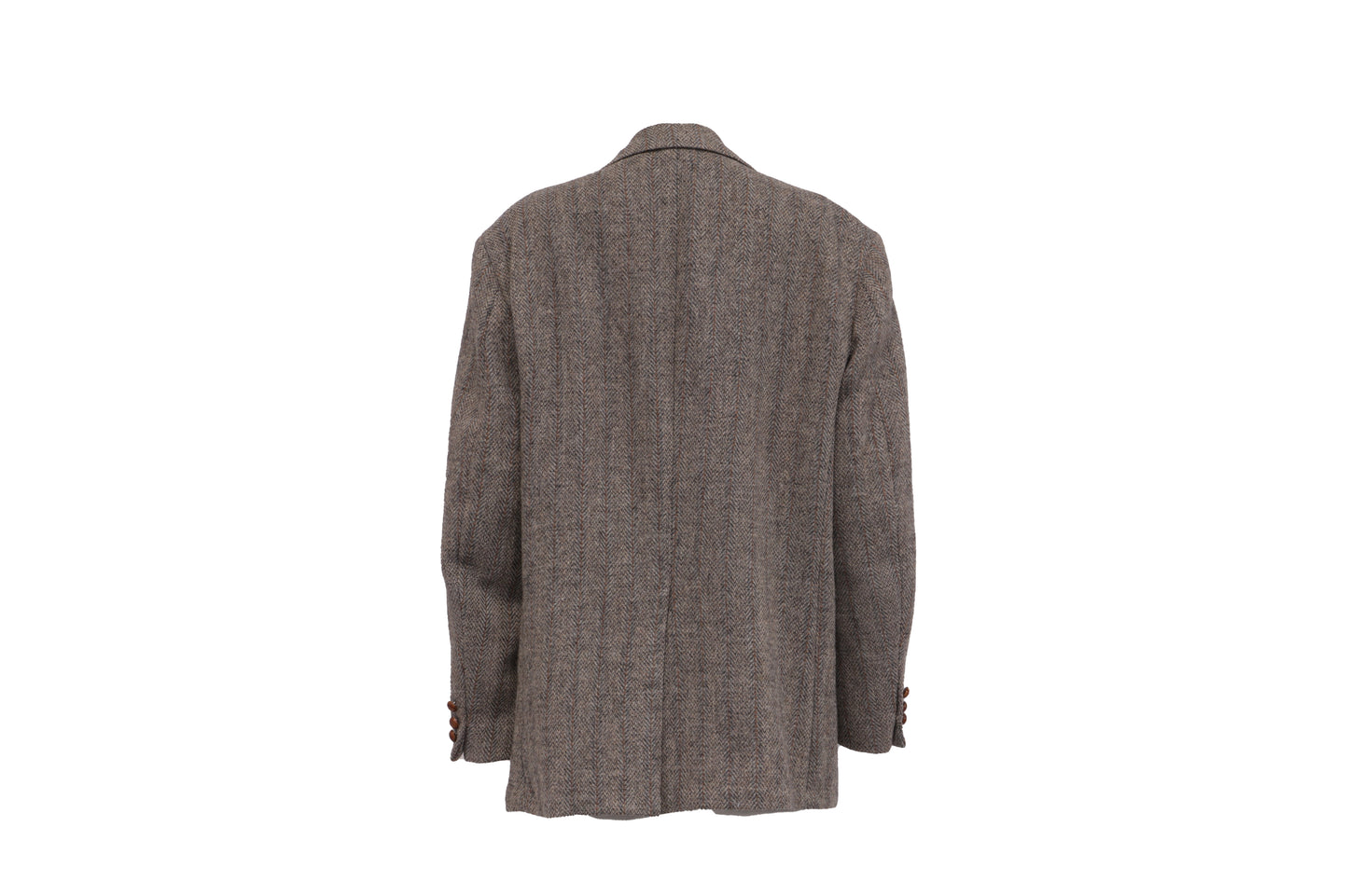 NBJ The Lover — Brown Herringbone 'LOVE' Blazer