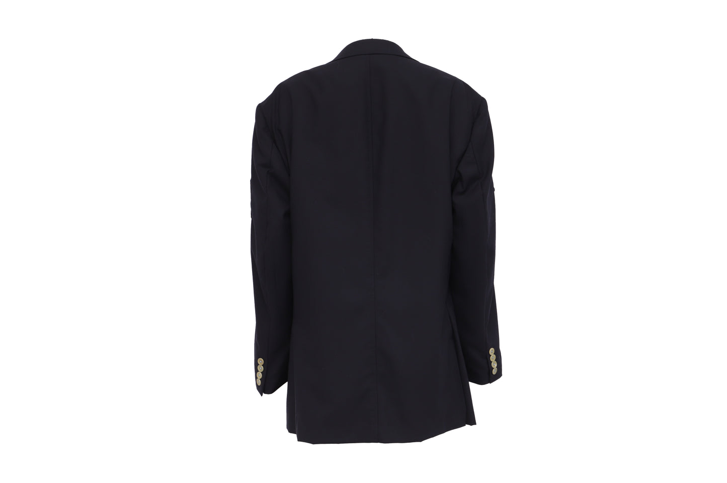 NBJ The Matriarch — Navy Wool 'MOTHER' Patch Blazer