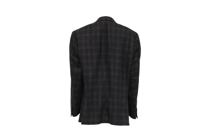NBJ The Captain — Black Tartan 'B' Varsity Blazer
