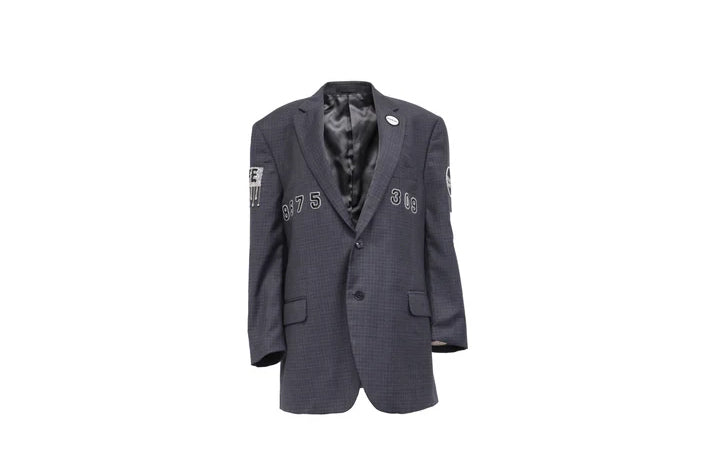 NBJ The Hotline Noir — Charcoal '8675 309' Crystal Blazer