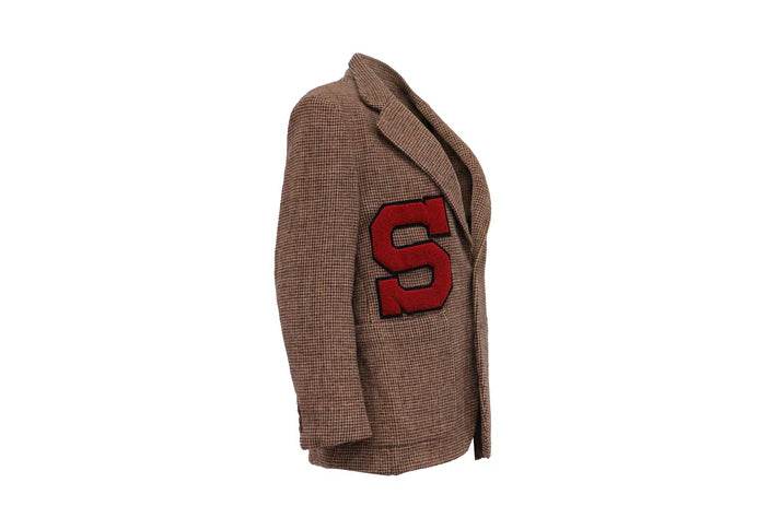 NBJ The Letterman — Houndstooth 'S' Varsity Blazer