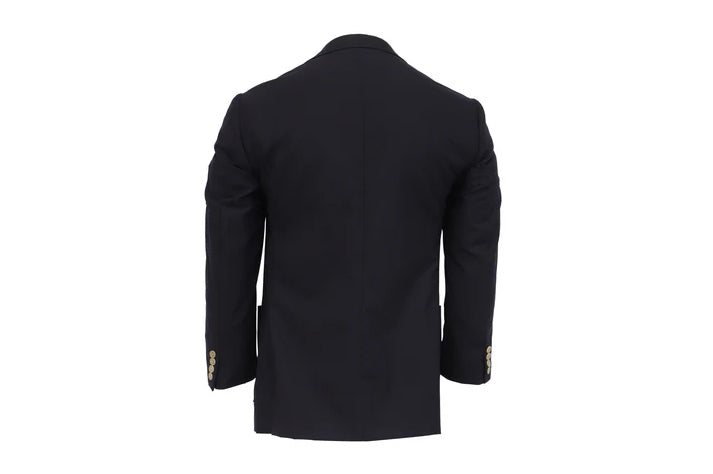 NBJ The Matriarch — Navy Wool 'MOTHER' Patch Blazer