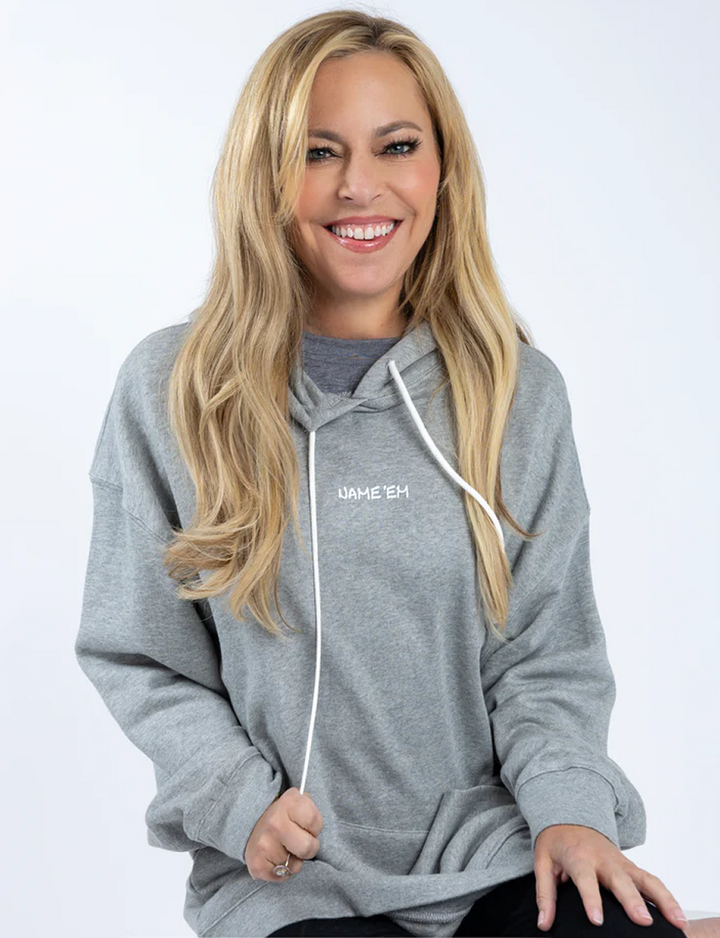 Name'em Hoodie Gray