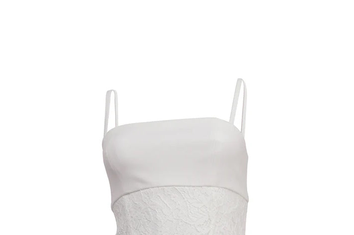 The White Lace Mini — 'The Bridal Shower'
