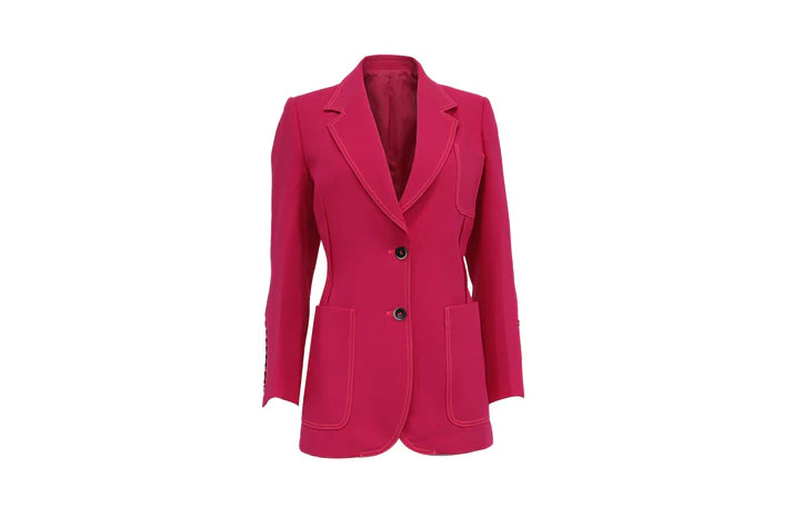 The Fuchsia Power Blazer Dress — 'The Reveal'