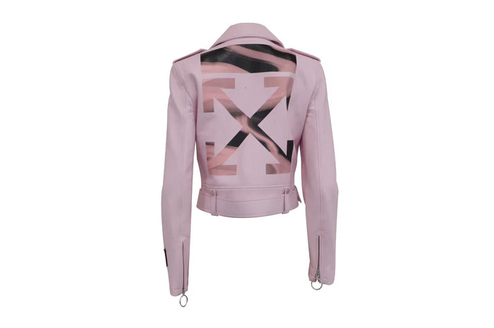 The Pastel Pink Moto Jacket — 'The Sutton Moto'